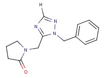 1-[(1-benzyl-1H-1,2,4-triazol-5-yl)methyl]pyrrolidin-2-one