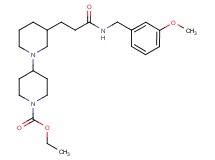 ethyl 3-{3-[(3-methoxybenzyl)amino]-3-oxopropyl}-1,4'-bipiperidine-1'-carboxylate