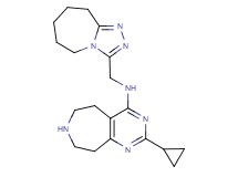 2-cyclopropyl-N-(6,7,8,9-tetrahydro-5H-[1,2,4]triazolo[4,3-a]azepin-3-ylmethyl)-6,7,8,9-tetrahydro-5H-pyrimido[4,5-d]azepin-4-amine