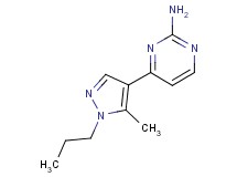 4-(5-methyl-1-propyl-1H-pyrazol-4-yl)-2-pyrimidinamine