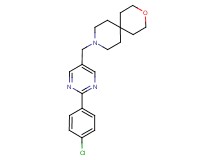 9-{[2-(4-chlorophenyl)pyrimidin-5-yl]methyl}-3-oxa-9-azaspiro[5.5]undecane