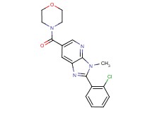 2-(2-chlorophenyl)-3-methyl-6-(morpholin-4-ylcarbonyl)-3H-imidazo[4,5-b]pyridine