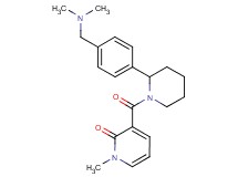 3-[(2-{4-[(dimethylamino)methyl]phenyl}-1-piperidinyl)carbonyl]-1-methyl-2(1H)-pyridinone
