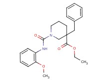 ethyl 3-benzyl-1-{[(2-methoxyphenyl)amino]carbonyl}-3-piperidinecarboxylate