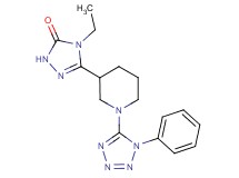 4-ethyl-5-[1-(1-phenyl-1H-tetrazol-5-yl)piperidin-3-yl]-2,4-dihydro-3H-1,2,4-triazol-3-one