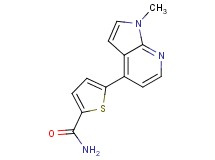 5-(1-methyl-1H-pyrrolo[2,3-b]pyridin-4-yl)thiophene-2-carboxamide