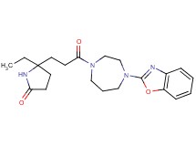 5-{3-[4-(1,3-benzoxazol-2-yl)-1,4-diazepan-1-yl]-3-oxopropyl}-5-ethyl-2-pyrrolidinone
