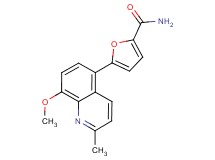 5-(8-methoxy-2-methylquinolin-5-yl)-2-furamide