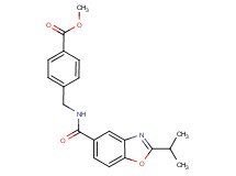 methyl 4-({[(2-isopropyl-1,3-benzoxazol-5-yl)carbonyl]amino}methyl)benzoate
