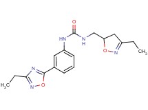N-[(3-ethyl-4,5-dihydroisoxazol-5-yl)methyl]-N'-[3-(3-ethyl-1,2,4-oxadiazol-5-yl)phenyl]urea
