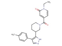 1-ethyl-4-({3-[4-(4-methylphenyl)-1H-pyrazol-5-yl]piperidin-1-yl}carbonyl)pyridin-2(1H)-one