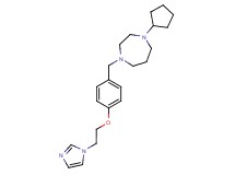 1-cyclopentyl-4-{4-[2-(1H-imidazol-1-yl)ethoxy]benzyl}-1,4-diazepane