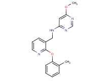 6-methoxy-N-{[2-(2-methylphenoxy)pyridin-3-yl]methyl}pyrimidin-4-amine
