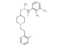 N-({1-[2-(2-fluorophenyl)ethyl]-4-piperidinyl}methyl)-N,2,3-trimethylbenzamide