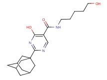 2-(1-adamantyl)-4-hydroxy-N-(5-hydroxypentyl)pyrimidine-5-carboxamide