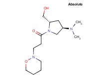 {(2S,4R)-4-(dimethylamino)-1-[3-(1,2-oxazinan-2-yl)propanoyl]pyrrolidin-2-yl}methanol
