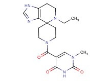5-[(5-ethyl-1,5,6,7-tetrahydro-1'H-spiro[imidazo[4,5-c]pyridine-4,4'-piperidin]-1'-yl)carbonyl]-1-methylpyrimidine-2,4(1H,3H)-dione