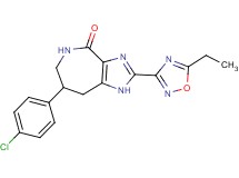 7-(4-chlorophenyl)-2-(5-ethyl-1,2,4-oxadiazol-3-yl)-5,6,7,8-tetrahydroimidazo[4,5-c]azepin-4(1H)-one