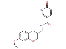 N-[(7-methoxy-3,4-dihydro-2H-chromen-3-yl)methyl]-6-oxo-1,6-dihydropyridine-3-carboxamide