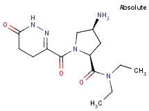 (2S,4S)-4-amino-N,N-diethyl-1-[(6-oxo-1,4,5,6-tetrahydropyridazin-3-yl)carbonyl]pyrrolidine-2-carboxamide