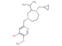 2-{[4-(cyclopropylmethyl)-3-isopropyl-1,4-diazepan-1-yl]methyl}-5-methoxypyridin-4-ol