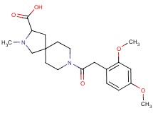 8-[(2,4-dimethoxyphenyl)acetyl]-2-methyl-2,8-diazaspiro[4.5]decane-3-carboxylic acid