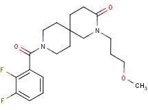 9-(2,3-difluorobenzoyl)-2-(3-methoxypropyl)-2,9-diazaspiro[5.5]undecan-3-one