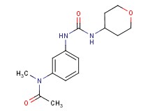 N-methyl-N-(3-{[(tetrahydro-2H-pyran-4-ylamino)carbonyl]amino}phenyl)acetamide