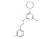 N~4~-[2-(3-fluorophenyl)ethyl]-6-morpholin-4-ylpyrimidine-2,4-diamine