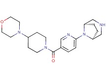 (1R*,5S*)-8-{5-[(4-morpholin-4-ylpiperidin-1-yl)carbonyl]pyridin-2-yl}-3,8-diazabicyclo[3.2.1]octane