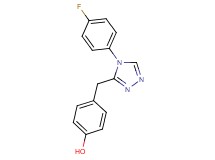 4-{[4-(4-fluorophenyl)-4H-1,2,4-triazol-3-yl]methyl}phenol