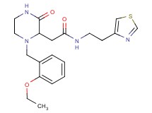 2-[1-(2-ethoxybenzyl)-3-oxo-2-piperazinyl]-N-[2-(1,3-thiazol-4-yl)ethyl]acetamide