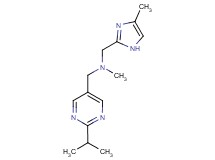 1-(2-isopropylpyrimidin-5-yl)-N-methyl-N-[(4-methyl-1H-imidazol-2-yl)methyl]methanamine