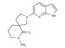 7-methyl-2-(1H-pyrrolo[2,3-b]pyridin-6-yl)-2,7-diazaspiro[4.5]decan-6-one