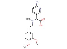 (6-aminopyridin-3-yl)[[2-(3,4-dimethoxyphenyl)ethyl](methyl)amino]acetic acid