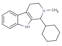1-cyclohexyl-2-methyl-2,3,4,9-tetrahydro-1H-beta-carboline