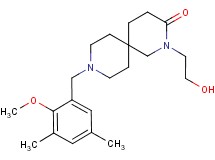 2-(2-hydroxyethyl)-9-(2-methoxy-3,5-dimethylbenzyl)-2,9-diazaspiro[5.5]undecan-3-one