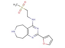 2-(2-furyl)-N-[2-(methylsulfonyl)ethyl]-6,7,8,9-tetrahydro-5H-pyrimido[4,5-d]azepin-4-amine