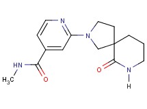 N-methyl-2-(6-oxo-2,7-diazaspiro[4.5]dec-2-yl)isonicotinamide