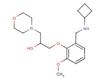 1-{2-[(cyclobutylamino)methyl]-6-methoxyphenoxy}-3-(4-morpholinyl)-2-propanol