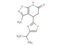 4-(4-isopropyl-1,3-thiazol-2-yl)-3-methyl-4,7-dihydroisothiazolo[5,4-b]pyridin-6(5H)-one