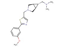 1-((1R*,5S*,6r)-3-{[2-(3-methoxyphenyl)-1,3-thiazol-5-yl]methyl}-3-azabicyclo[3.1.0]hex-6-yl)-N,N-dimethylmethanamine