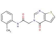 N-(2-methylphenyl)-2-(4-oxothieno[2,3-d]pyrimidin-3(4H)-yl)acetamide