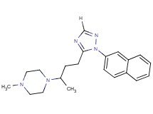 1-methyl-4-{1-methyl-3-[1-(2-naphthyl)-1H-1,2,4-triazol-5-yl]propyl}piperazine