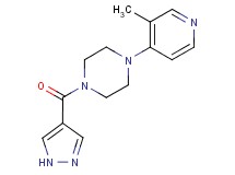 1-(3-methylpyridin-4-yl)-4-(1H-pyrazol-4-ylcarbonyl)piperazine