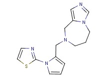 8-{[1-(1,3-thiazol-2-yl)-1H-pyrrol-2-yl]methyl}-6,7,8,9-tetrahydro-5H-imidazo[1,5-a][1,4]diazepine
