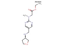 ethyl [methyl(5-{[(3R)-tetrahydrofuran-3-ylamino]methyl}pyrimidin-2-yl)amino]acetate