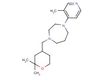 1-[(2,2-dimethyltetrahydro-2H-pyran-4-yl)methyl]-4-(3-methylpyridin-4-yl)-1,4-diazepane
