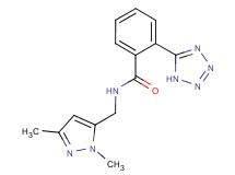 N-[(1,3-dimethyl-1H-pyrazol-5-yl)methyl]-2-(1H-tetrazol-5-yl)benzamide