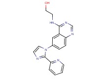 2-{[6-(2-pyridin-2-yl-1H-imidazol-1-yl)quinazolin-4-yl]amino}ethanol